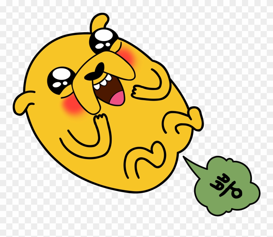 A Farting Jake I Drew For Another T-shirt Contest - Art Clipart