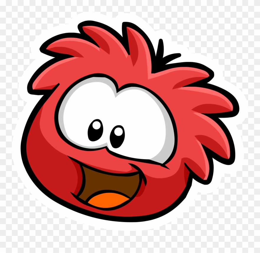 Red Puffle Pin - Club Penguin Red Puffle Clipart