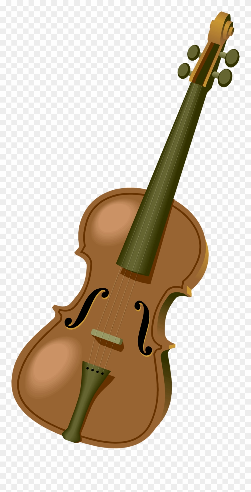Free Stock Photo Illustration Of A - Violin Clipart