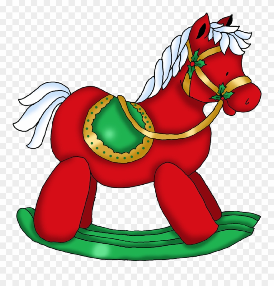 Vintage Caballitos De Madera - Horse Christmas Clipart Png Transparent Png