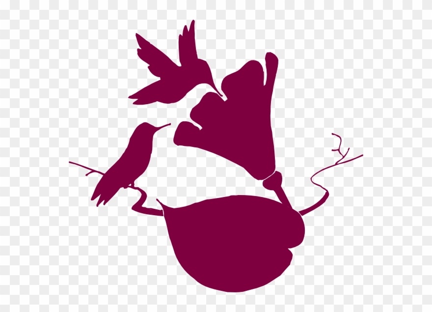 Hummingbirds 1 Shower Curtain Clipart