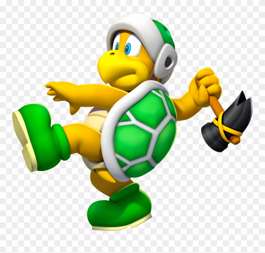 Bone Hammer Bro - Super Mario Hammer Bro Clipart