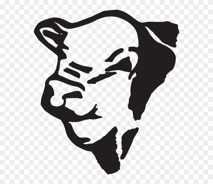 Cow Head Decal Clipart