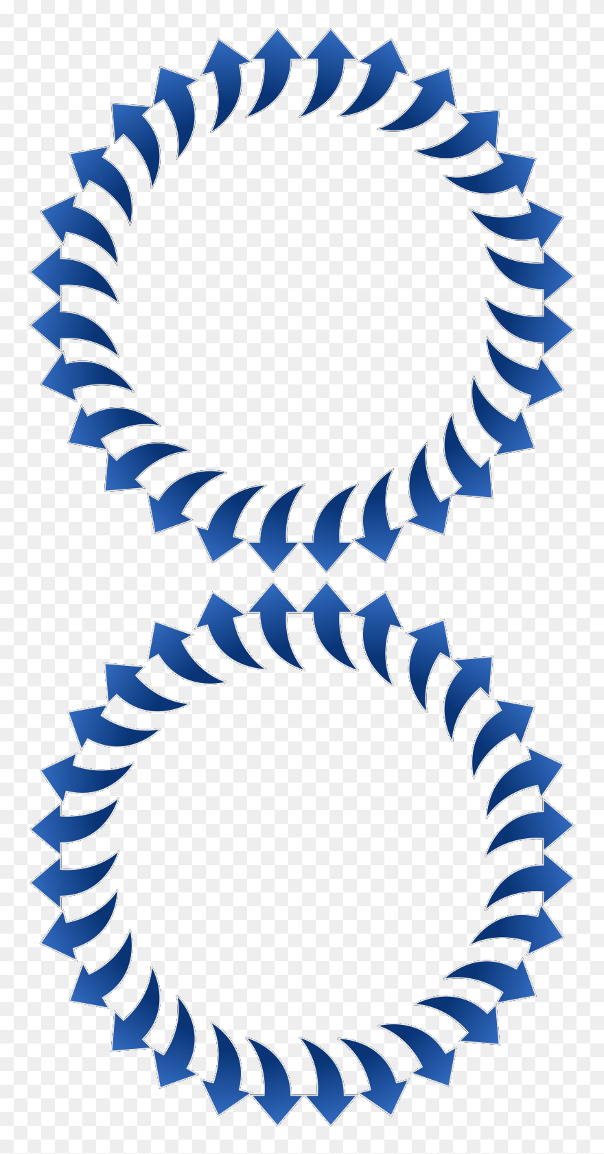 Curved Arrows - Transparent Png Prezi Logo Clipart