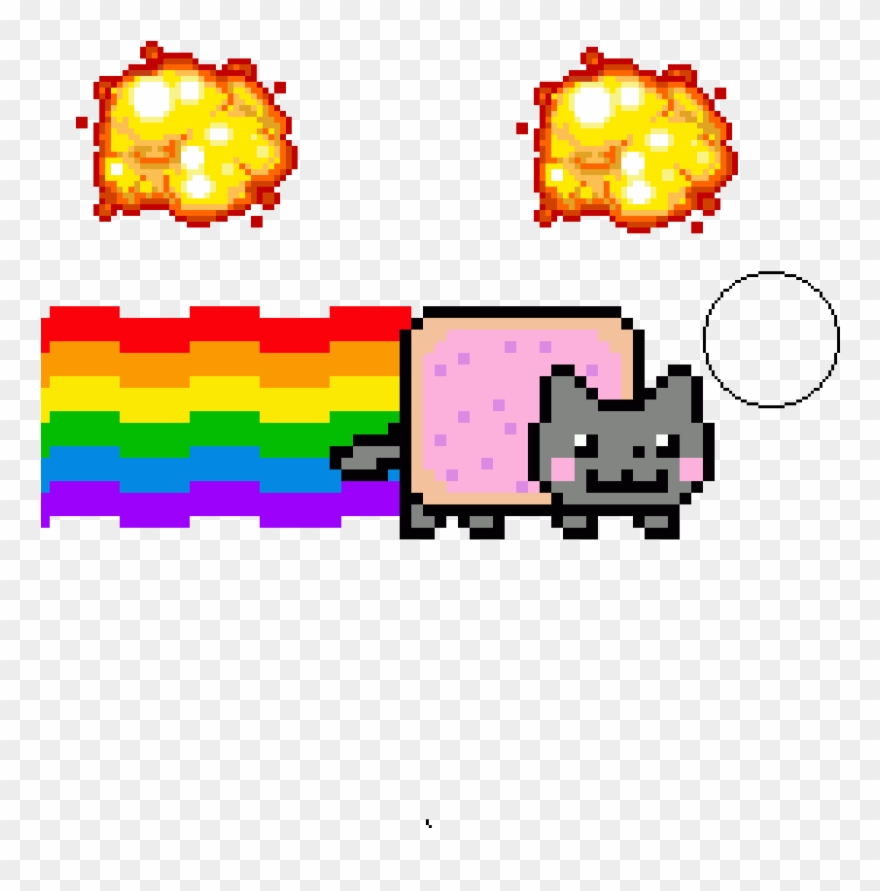 New World New Girl - Mlg Nyan Cat Png Clipart