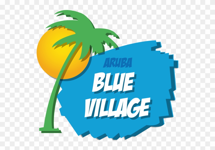 Aruba Blue Village Clipart