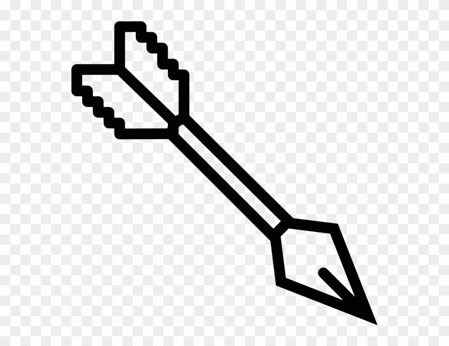 Create Your Own Mine Craft With Scratch - Arrow Minecraft Icon Clipart