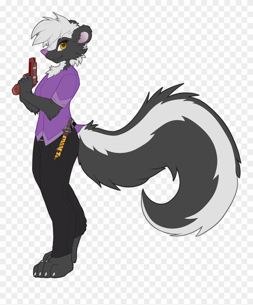 Silke The Skunk - Fur Clipart