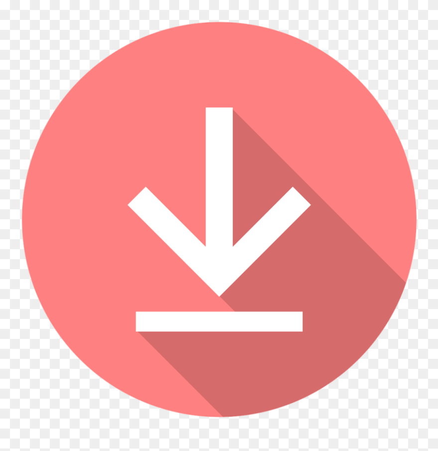 Download, Download Now - Red Download Icon Png Clipart