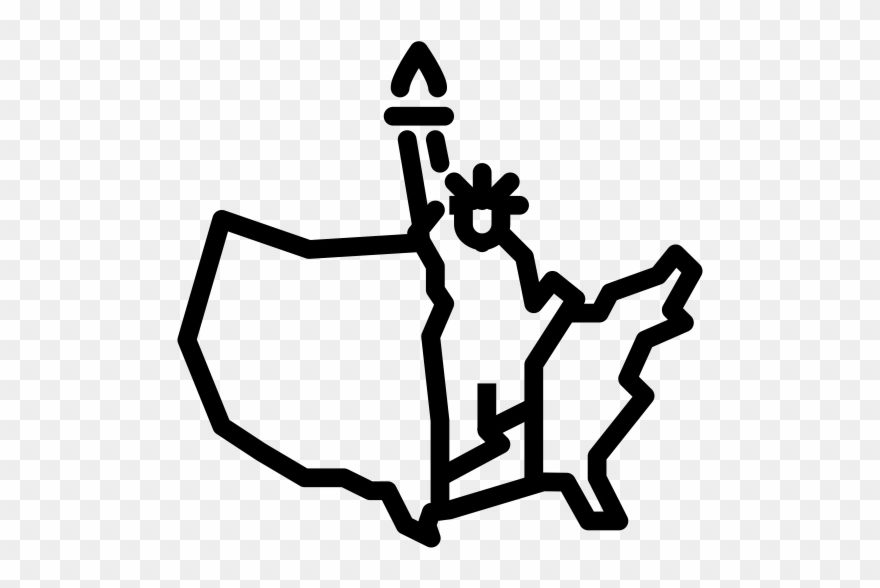 Statue Of Liberty Rubber Stamp - American Dream Attorneys Clipart