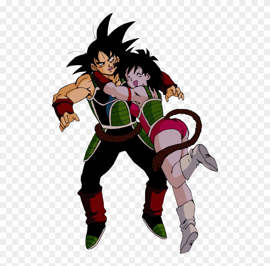 Svg Black And White Mother And Father From - Bardock Y Gine Clipart