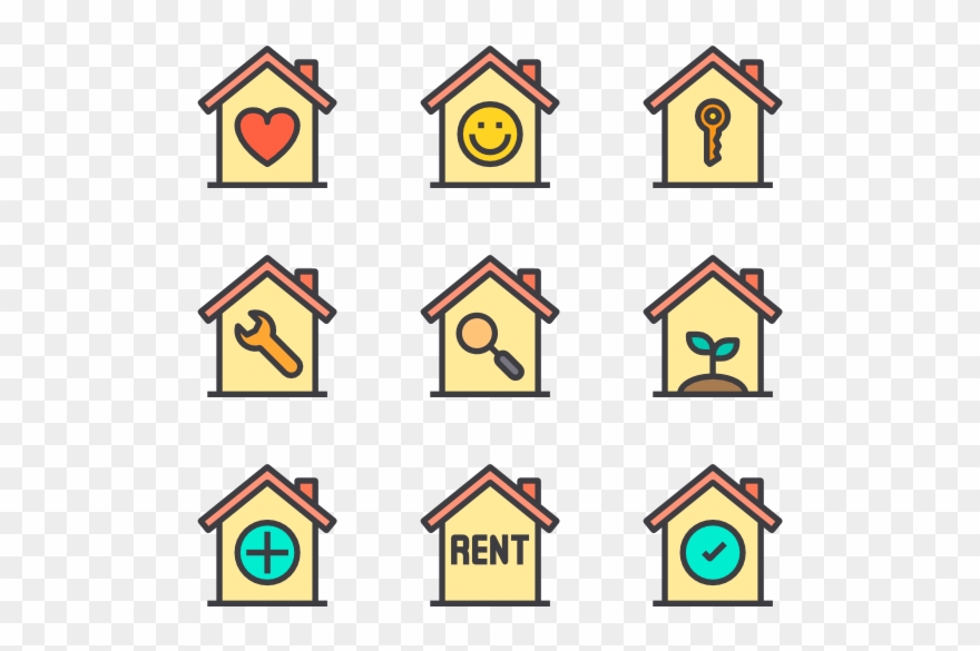 Homes Vector Home Design Clipart