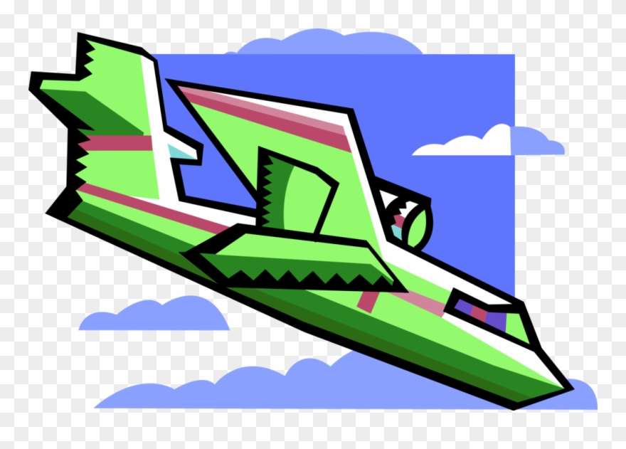 Vector Illustration Of Floatplane Or Float Plane Seaplane Clipart