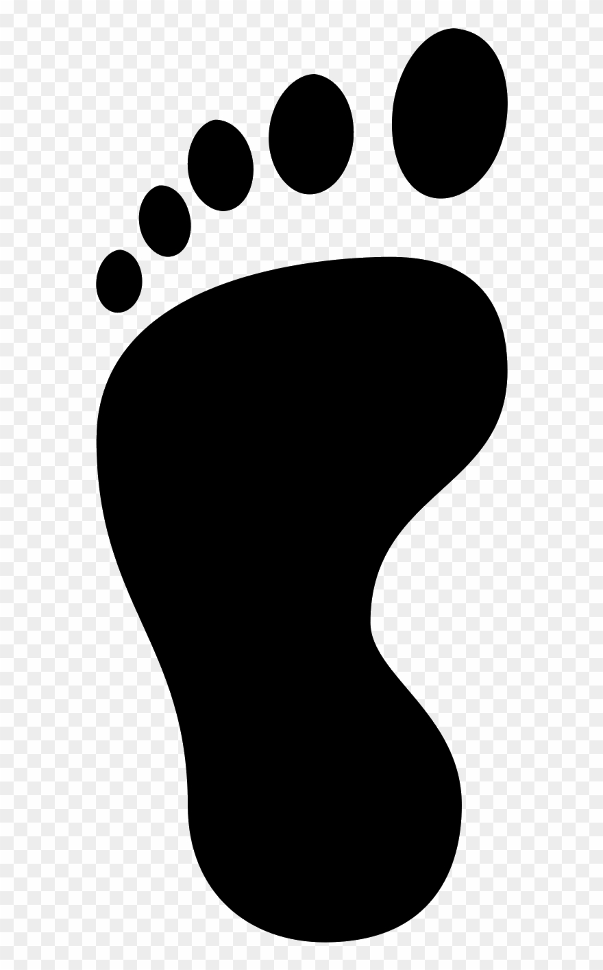 Icon Free Download Png And It Shows - Foot Black Clipart