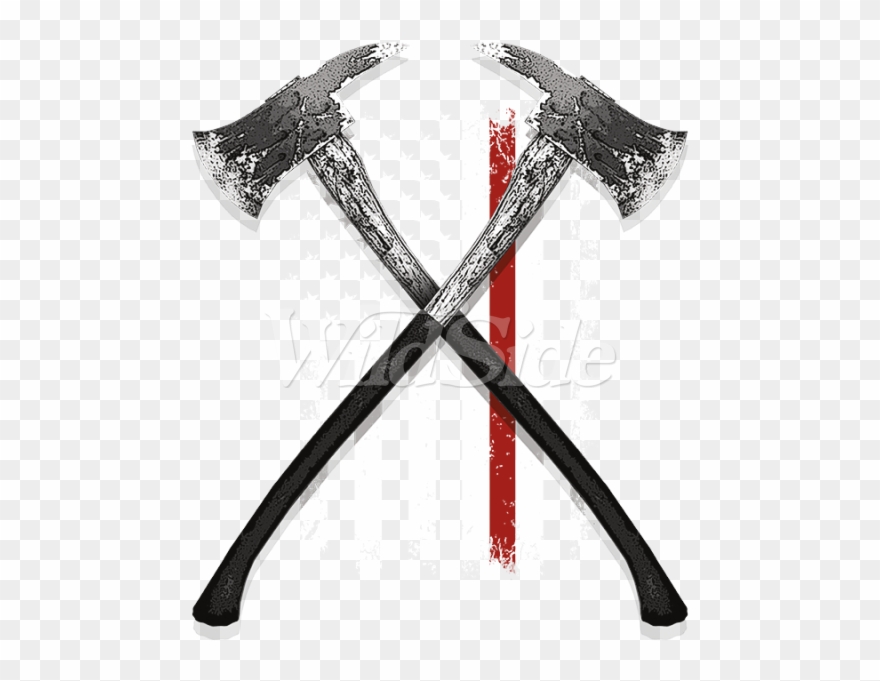 Firefighter Clipart Axe - Firefighter - Png Download