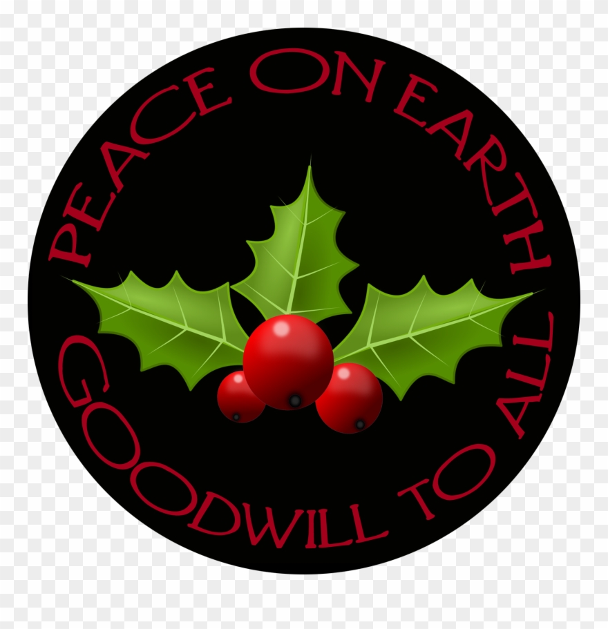 Teone Reinthal Natural Perfume Holly Wreath - Christmas Day Clipart