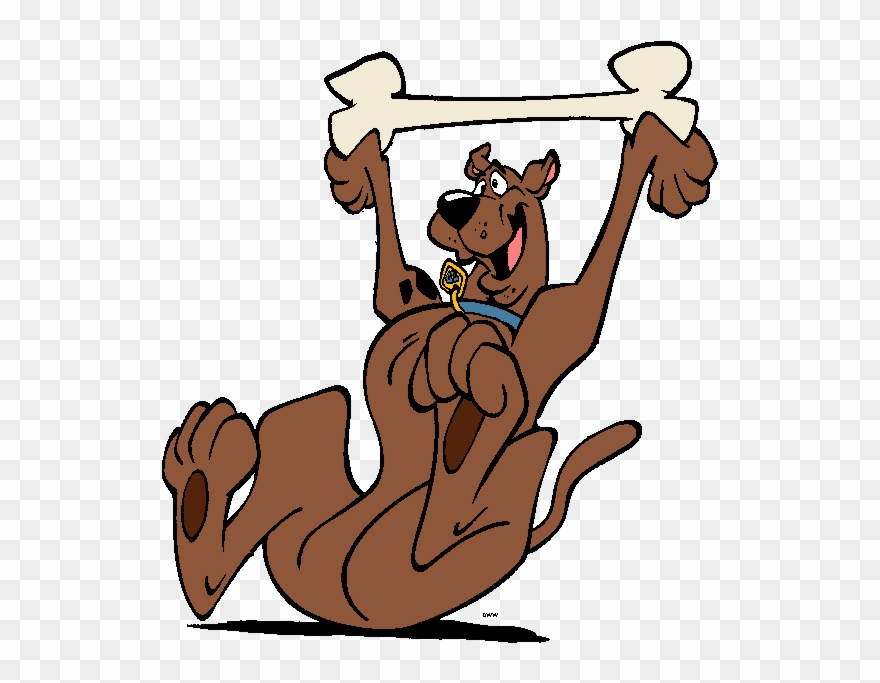 Scooby Doo N32 - Scooby Doo With Bone Clipart