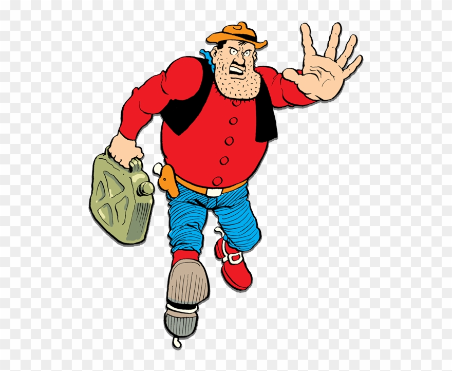 Desperate Dan - Dandy Man Comic Clipart