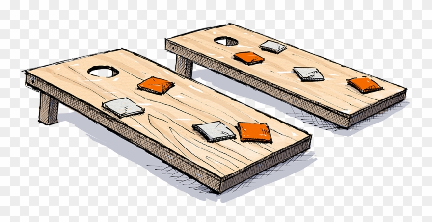 Cornhole Belknap Hill Board Games Clipart Let's Play - Corn Hole Game Transparent - Png Download