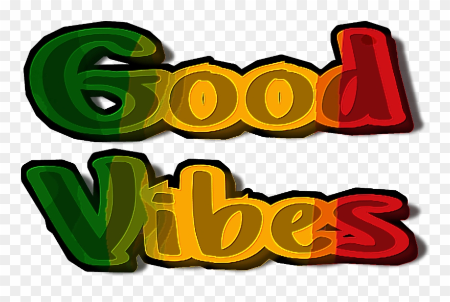 Goodvibes Rasta Reggae Colorful 3colors - Reggae Clipart