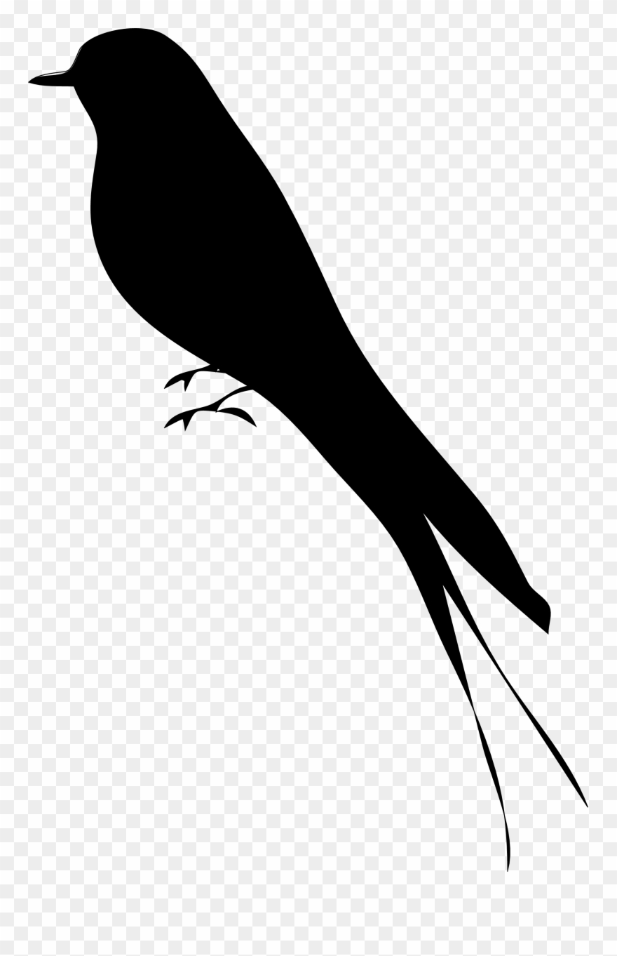 Bird For The Hallway Painting - Bird Silhouette Clipart