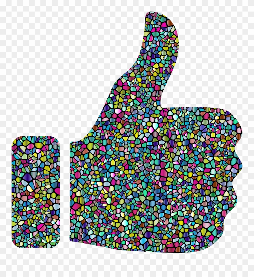 Big Image - Thumbs Up Sign With Transparent Background Clipart