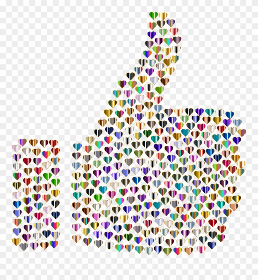 Big Image - Thumbs Up Background Png Clipart