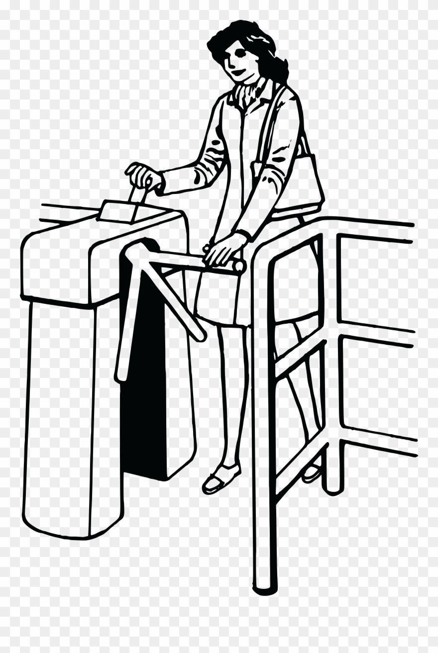 Big Image - Turnstile Clipart - Png Download