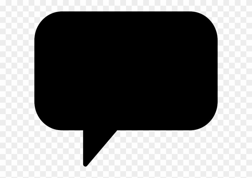 Circle, Circular Speech Bubble, Chat, Rounded Ui, Interface - Black Talk Bubble Clipart
