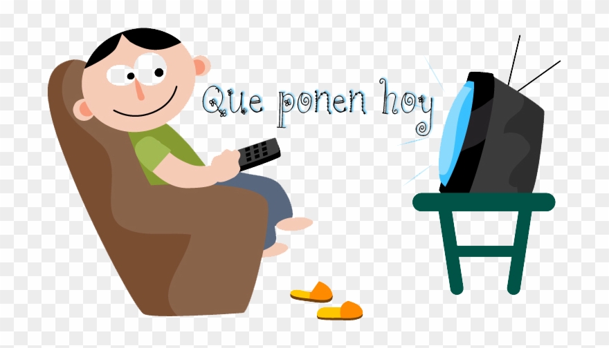 Y De Ahí De Vuelta A Casa, Llegamos Sobre Las - Imagenes De Ver La Tv Clipart