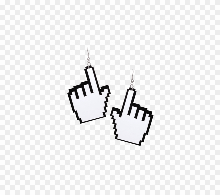 Earrings - Yolo Pop - Women Girl Ear Stud Nightclub Acrylic Big Red Black Clipart