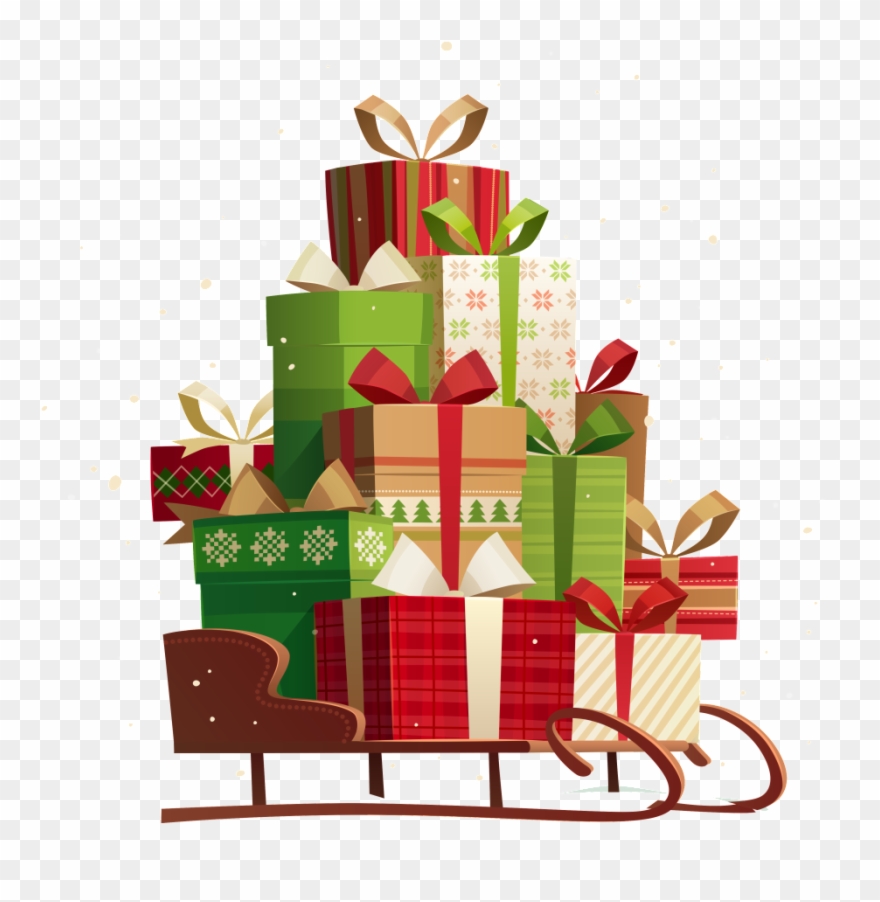 Natale Vari Regalo Png - Vintage Weihnachtsgruß-karte Karte Clipart