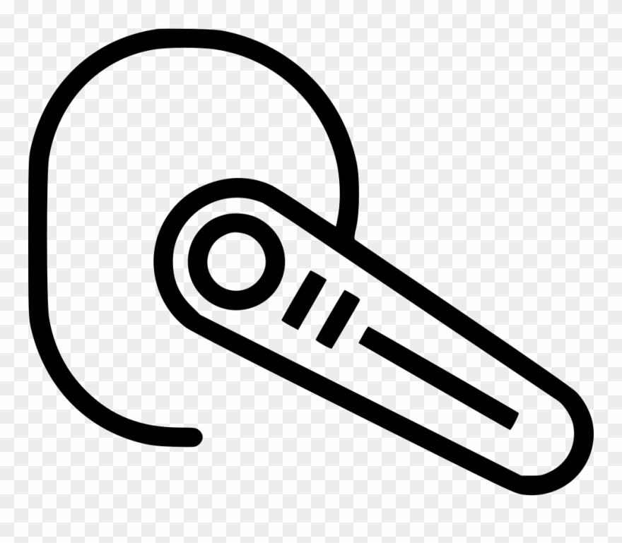 Handsfree Headset Headphone Wireless Jabra Device Mobile - Handsfree Icon Clipart