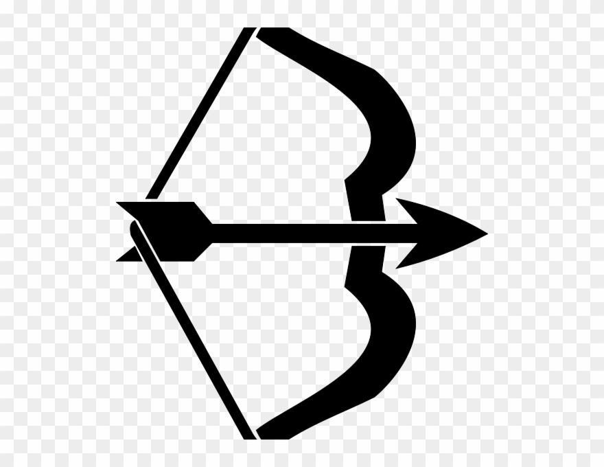 Free Archery Clipart Free Archery Cliparts Download - Bow And Arrow Silhouette Png Transparent Png