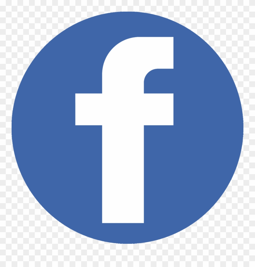 Follow Us In Facebook - Facebook Icon Png Blue Clipart