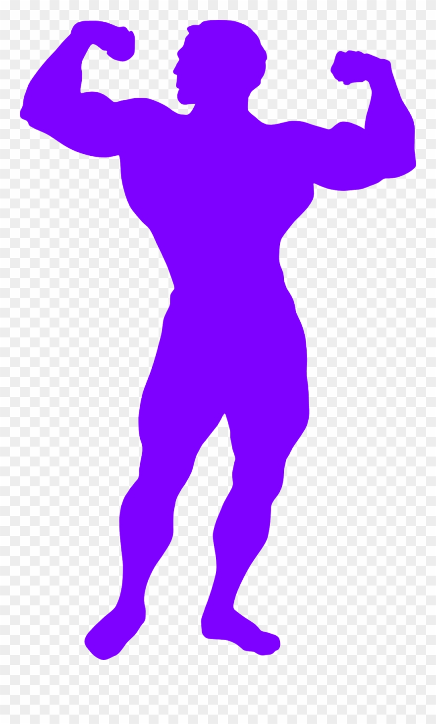 Buff 170 Pounds, Weight Loss Pictures, Weight Loss - Body Builder Shadow Png Clipart