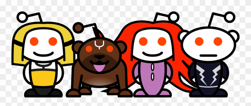 Transparent Background Version - Reddit Alien Clipart