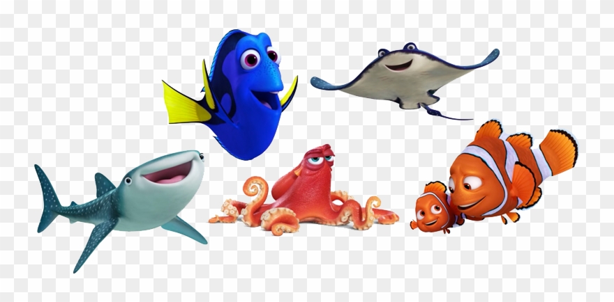 Findy Dory, Dory Characters, Finding Nemo Movie, Underwater - Disney Finding Dory Characters Clipart
