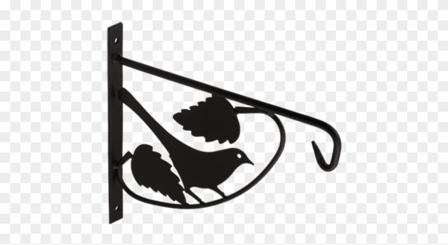 Blumenhalter Vogel Schwarz Mm In Niedersachsen - Flowerpot Clipart