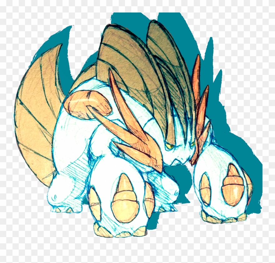 Distressed Crab - Cartoon Clipart