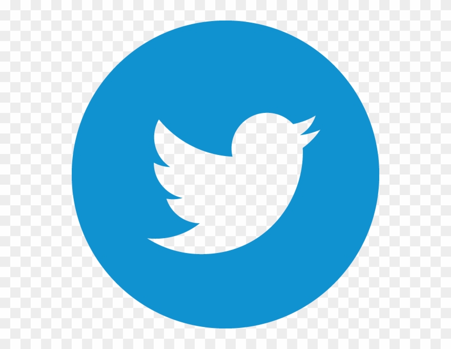 A Link To Twitter Page Twitter - Orange Twitter Logo Png Clipart