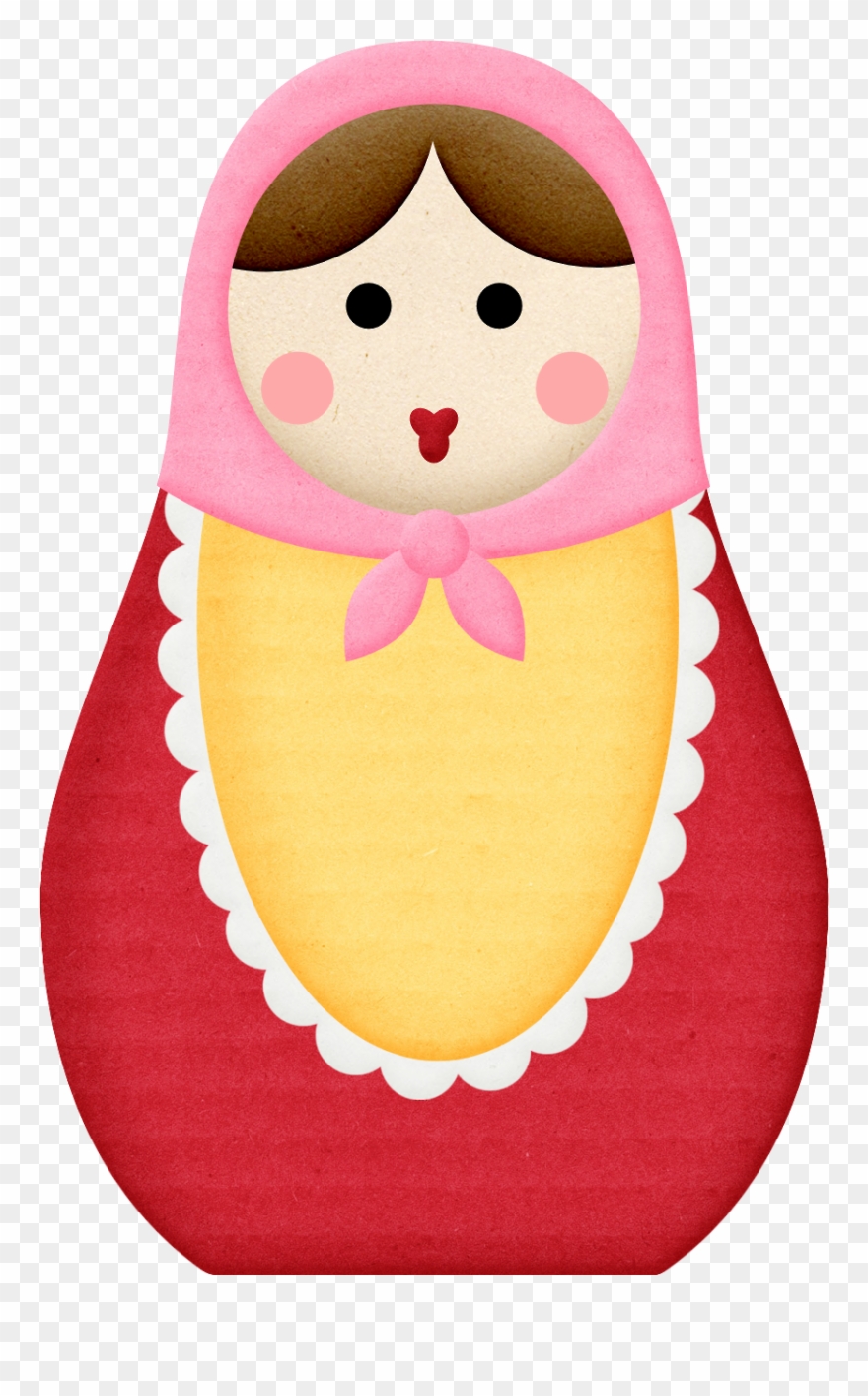 Minus Kokeshi Dolls, Matryoshka Doll, Tole Painting, - Bonecas Matrioskas Desenho Png Clipart