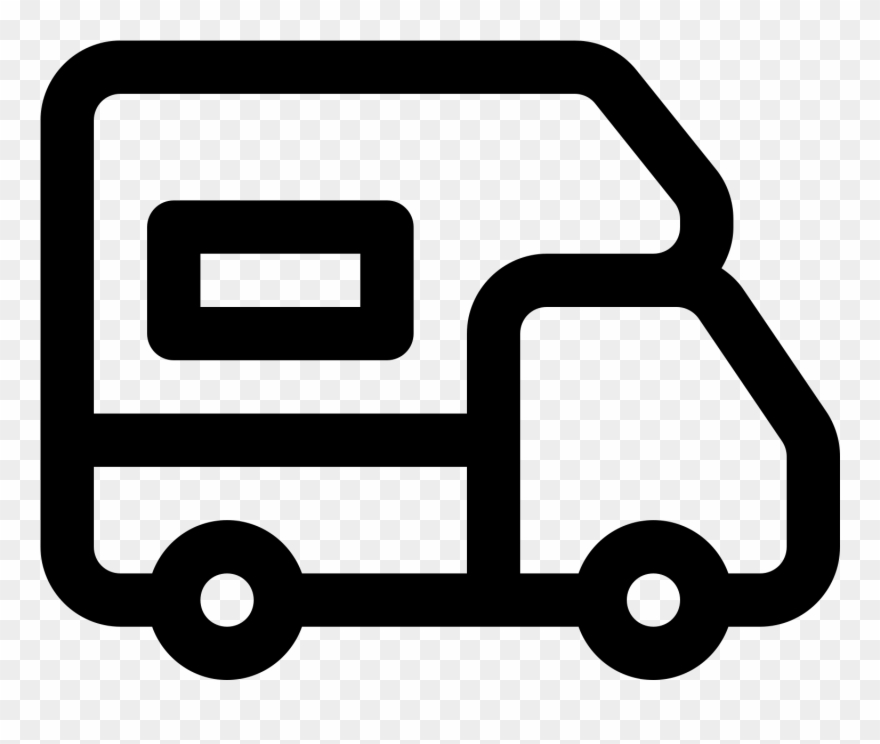 The Icon Is A Very Simplified Depiction Of An Rv Camper - Operational In Warehouse Icon Clipart