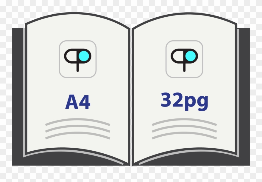 Booklet A4 Pin Binding 32 Pages - Printing Clipart