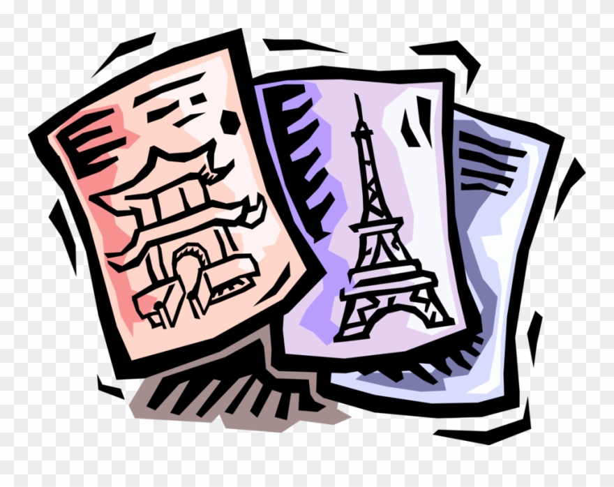 Vector Illustration Of Holiday Vacation Tourist Destination - Clip Art - Png Download