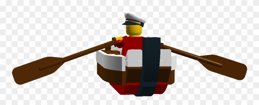 Rowboat - Cartoon Clipart