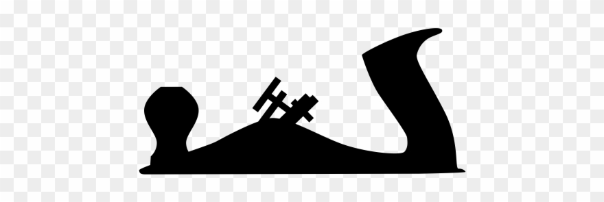 Hand Plane Rubber Stamp - Tool Clipart