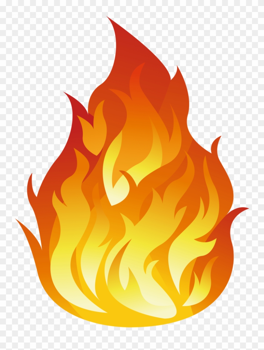 Dove Clipart Flame - Transparent Background Fire Icon - Png Download