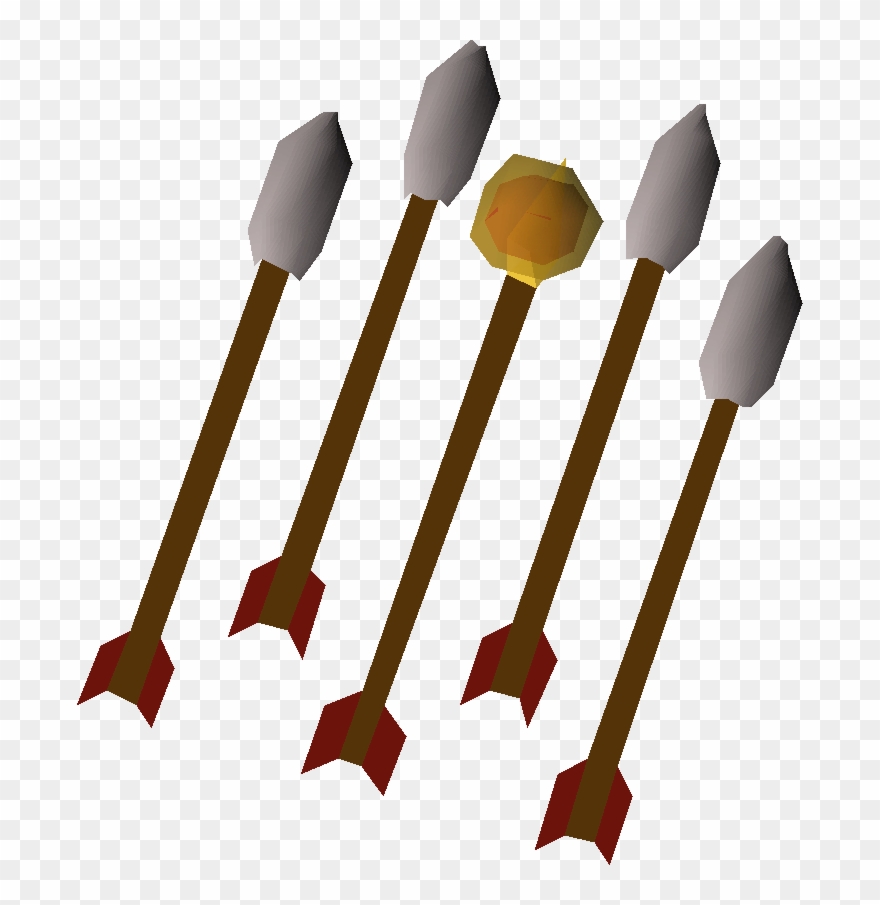 These Steel-headed Arrows Are Ablaze With Fire - Bronze Clipart