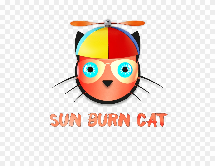 Copy Cat Sun Burn Cat Clipart